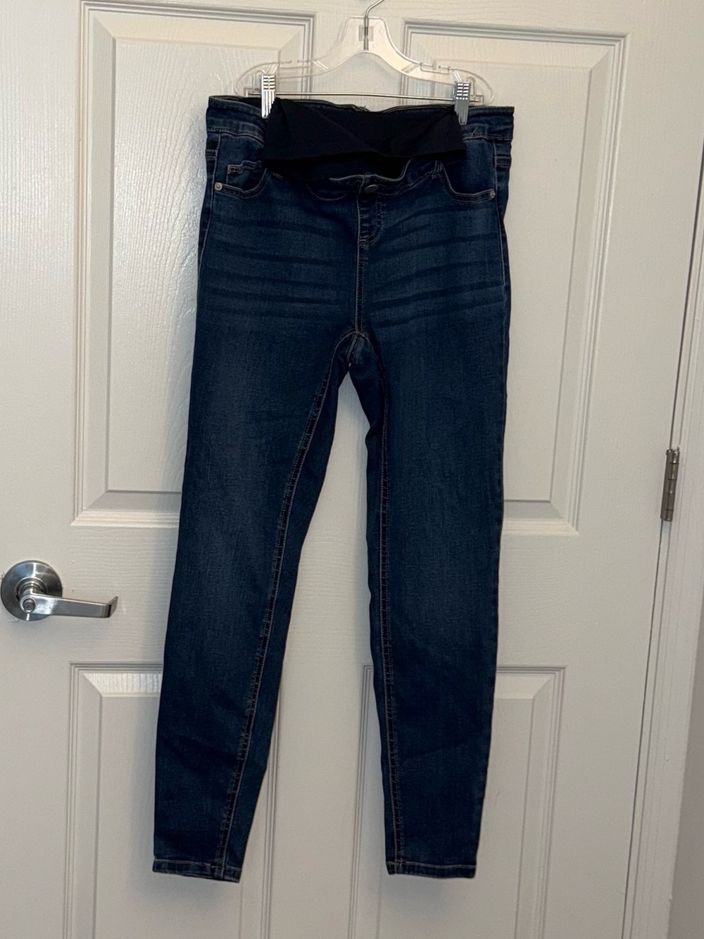 Time and True Dark Wash Maternity Jeans - Small